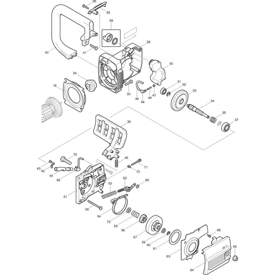 Gear, Brake & Hand Guard Assembly