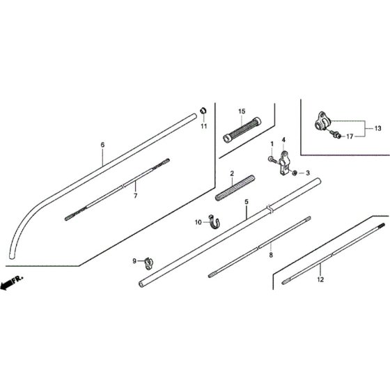 Drive Tube Assembly for Honda