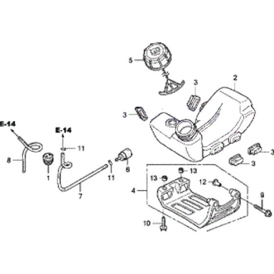 Fuel Tank Assembly for Honda