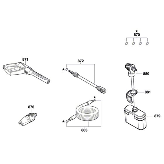 Bosch UniversalAquatak 130 Assembly