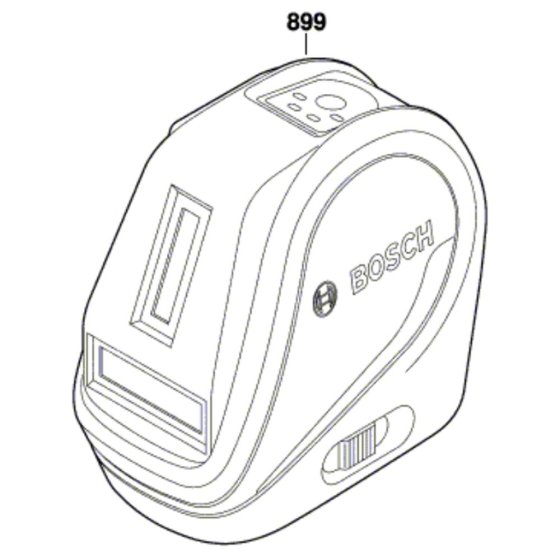 Laser Level Assembly for Bosch