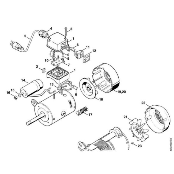 Electric Motor for Stihl USG