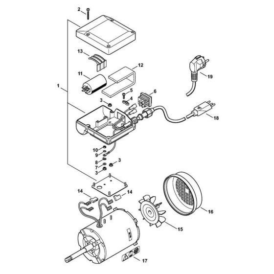 Electric Motor for Stihl USG