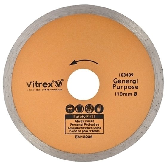 Diamond Blade Standard 110mm by Vitrex - 103409