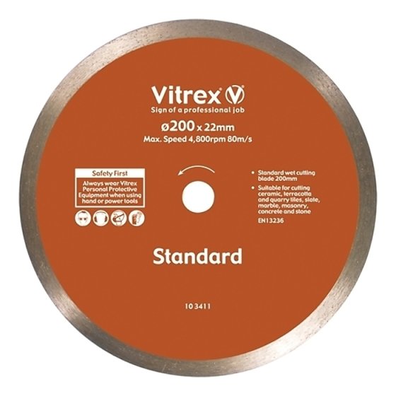 Diamond Blade Standard 200mm by Vitrex - 103411