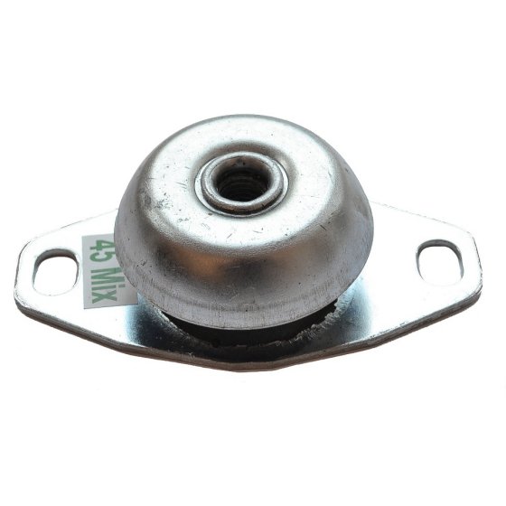 Rubber Flanged Mount M12 Oval 35mm Tall - Anti-Vibration Mount