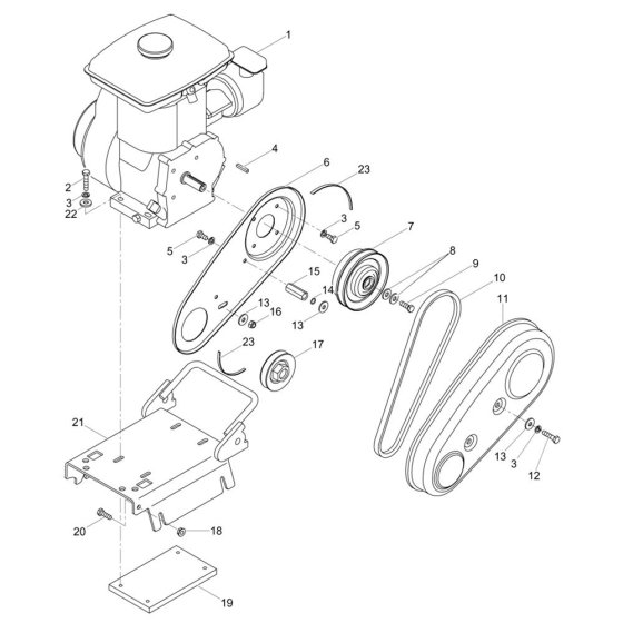 Drive Assembly for VP1035R
