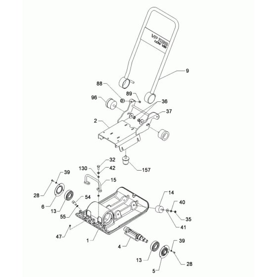 Guide Handle for Wacker VP1135R
