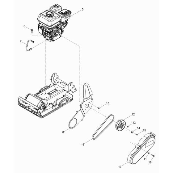 Drive Assembly for VP1340Aw