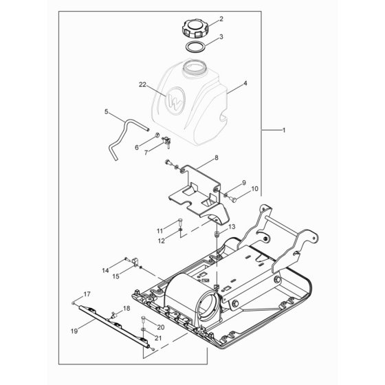Water System for Wacker VP1340W