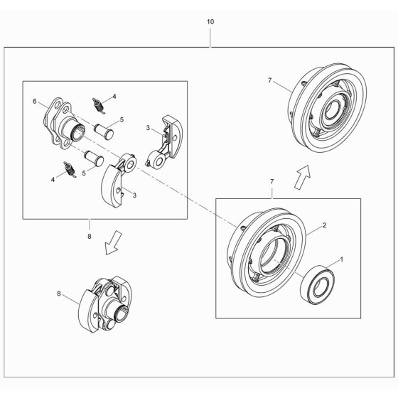 Clutch Assembly for VP50X