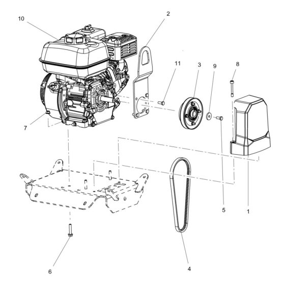 Drive System for Wacker VP80G