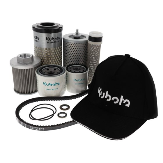 Service Kit (1000hr) for Kubota U17-3α Mini Excavator - OEM No. W21CK 00347