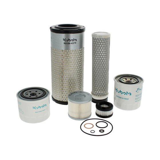 Filter Kit for Kubota KX042-4 Mini Excavator - OEM No. W21CK 10221