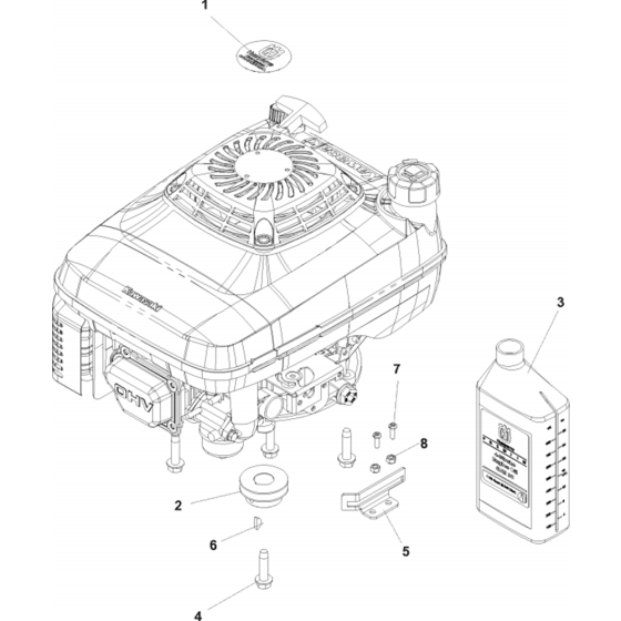 Engine Assembly for Husqvarna