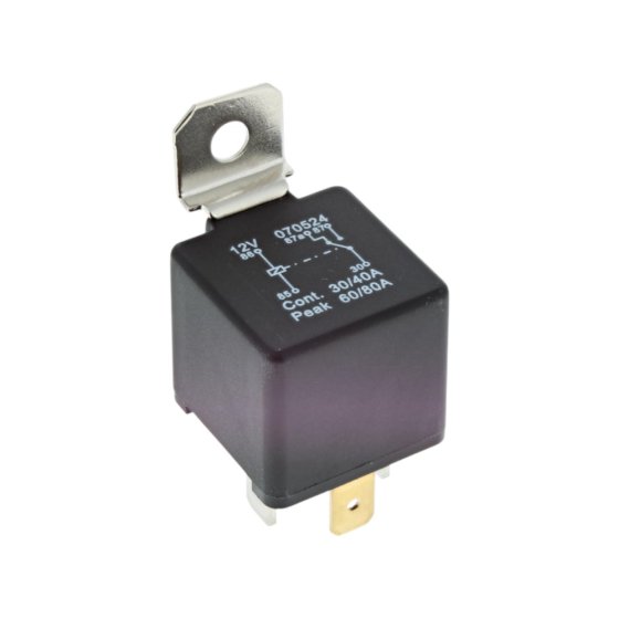 Relay 12v 5 Pin Changeover 30amp 02-007 for Kubota Machines - OEM No. W25TS 04951