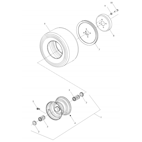 Wheels and Tires Assembly