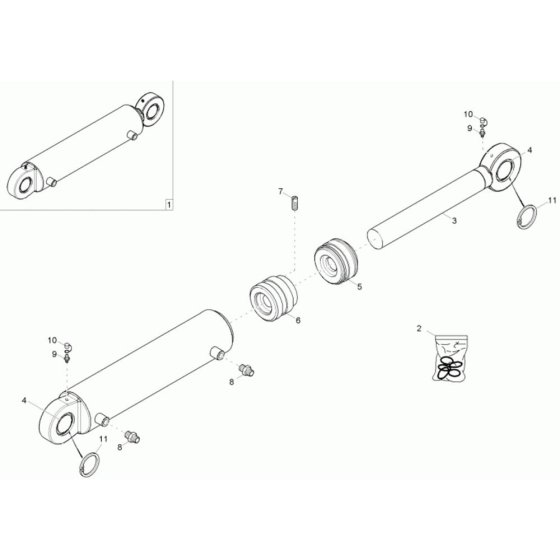 Tilt Ram Assembly