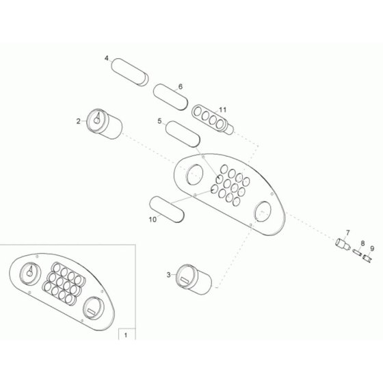 Instrument Panel for Neuson 10001