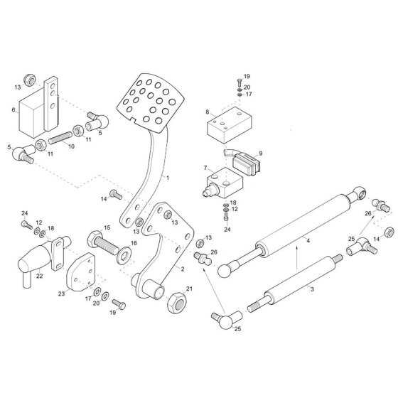Foot Brake Assembly