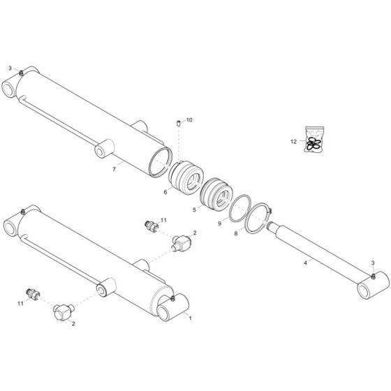 Tilt Ram Assembly