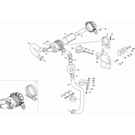 Air Cleaner for Wacker 1601