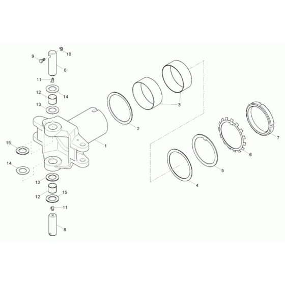 Articulated Joint for Wacker 1601