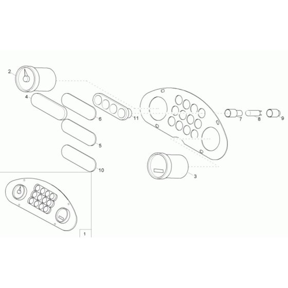 Instrument Panel for Neuson 2001
