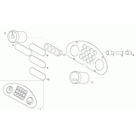 Instrument Panel for Wacker 2001