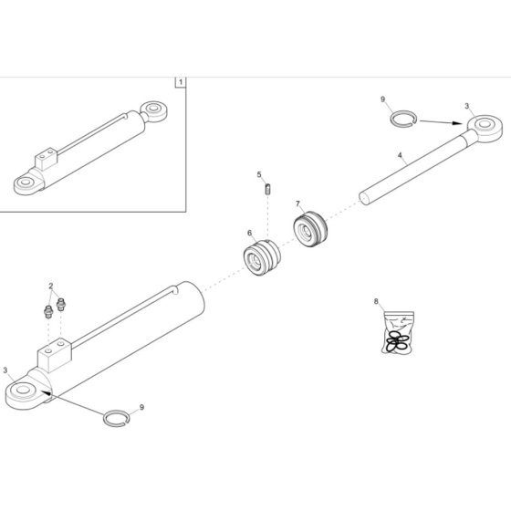 Steering Cylinder Assembly