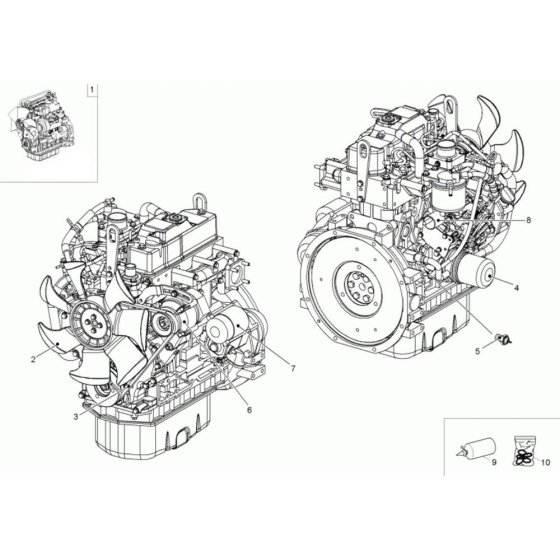 Engine Assembly for Neuson 3001