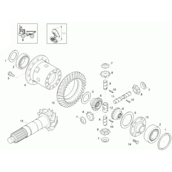 Differential Axle Assembly