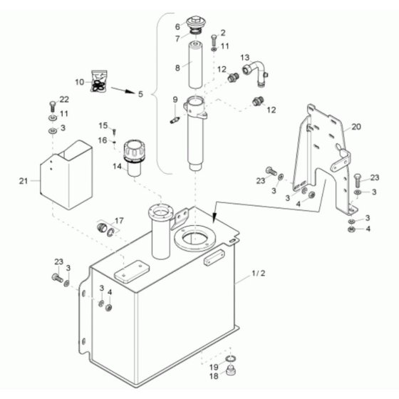 Hydraulic Tank Assembly