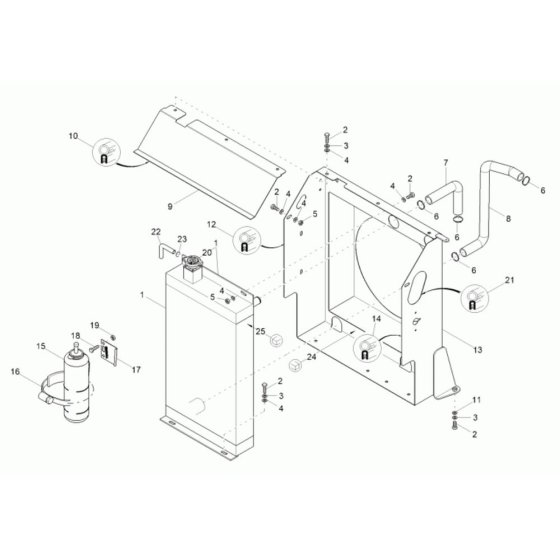 Water Cooler Assembly