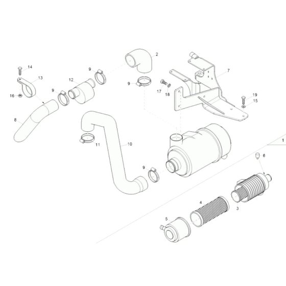 Air Cleaner for Wacker 3001AE