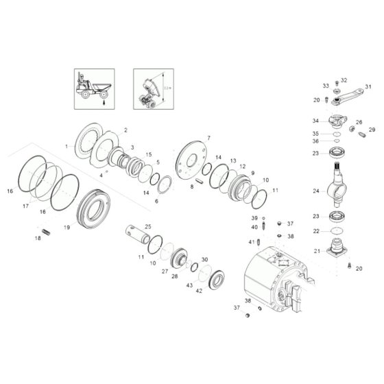 Brake Assembly for Wacker