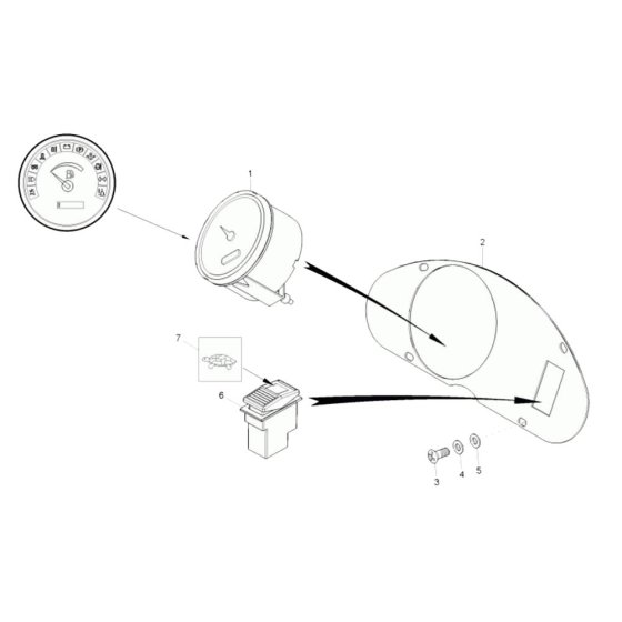 Instrument Panel for Wacker 3001AE