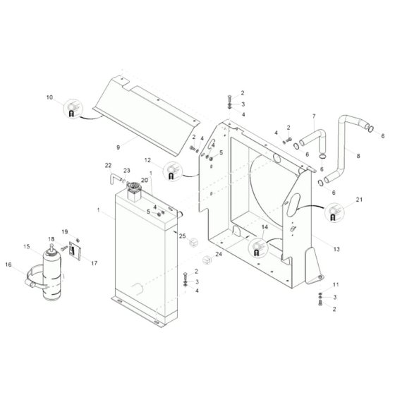 Water Cooler Assembly