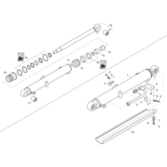 Boom Cylinder Assembly