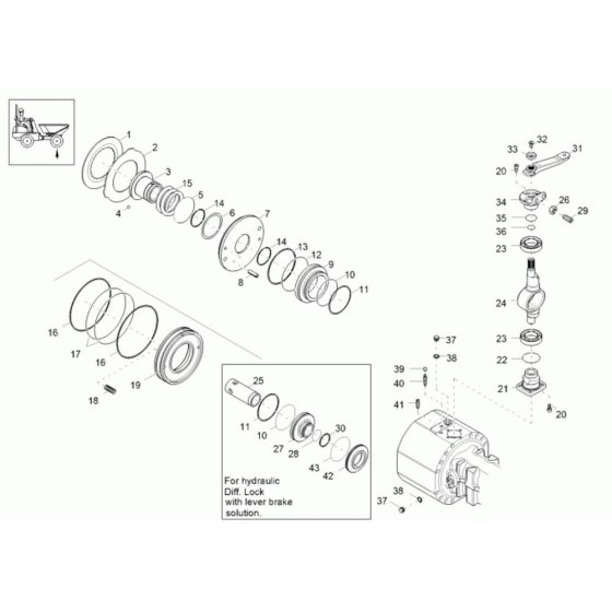 Brake Assembly for Wacker 4001
