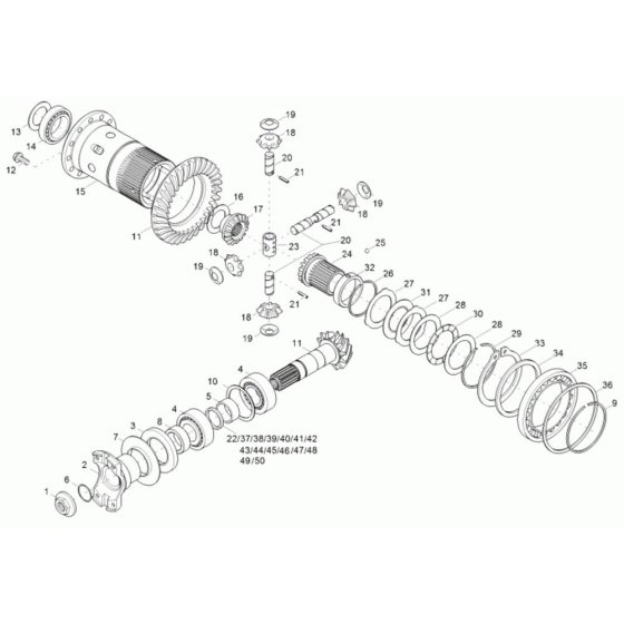 Differential Axle Assembly