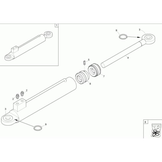 Steering Cylinder Assembly