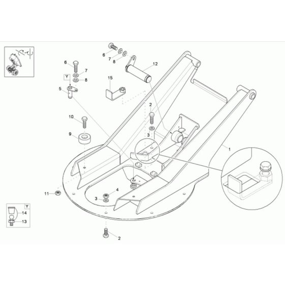 Swing Bracket for Wacker 5001