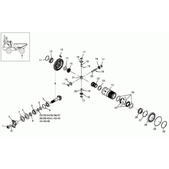 Differential Axle Assembly
