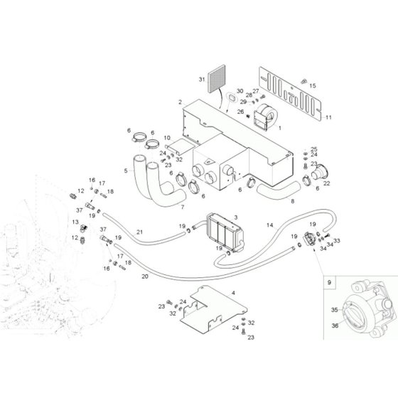 Heating Assembly for Wacker 50Z3