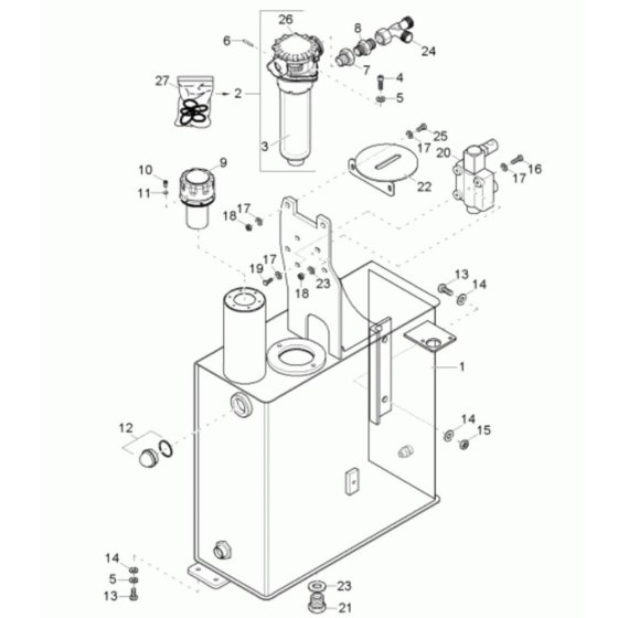 Hydraulic Tank Assembly