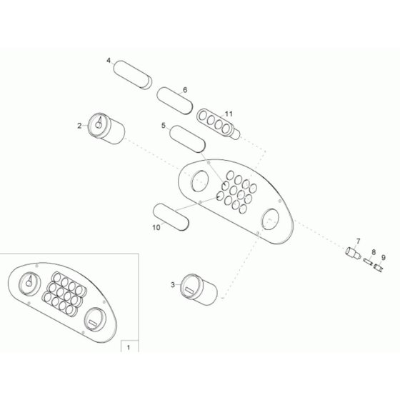 Instrument Panel for Neuson 6001