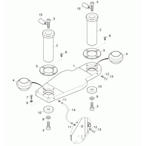 Articulated Joint for Neuson 6001