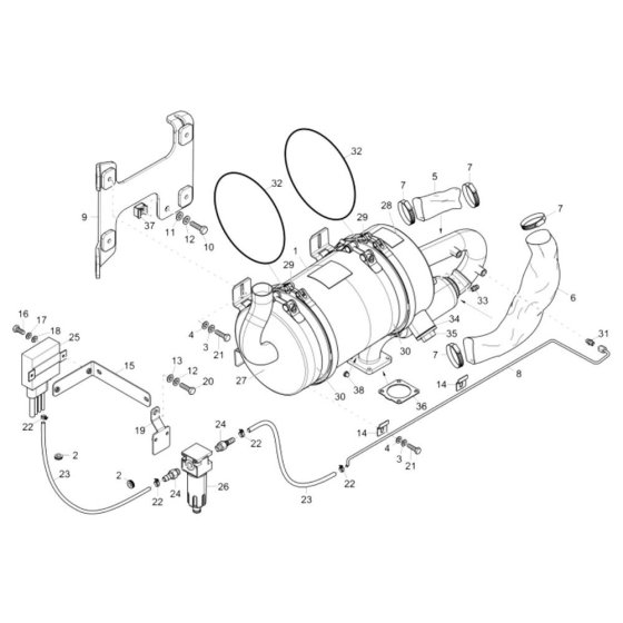 Filter Assembly for Wacker 75Z3