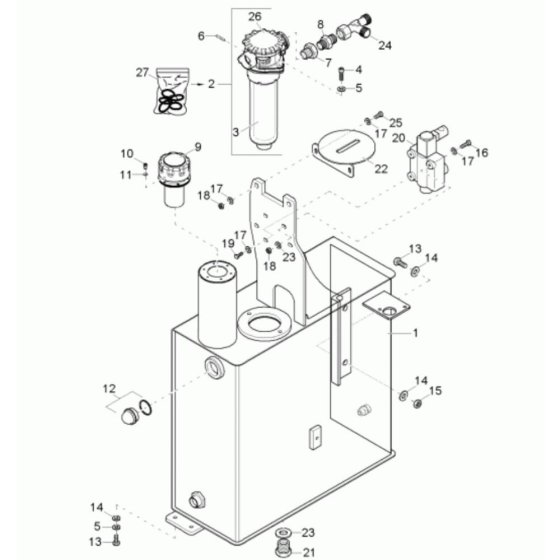 Hydraulic Tank Assembly